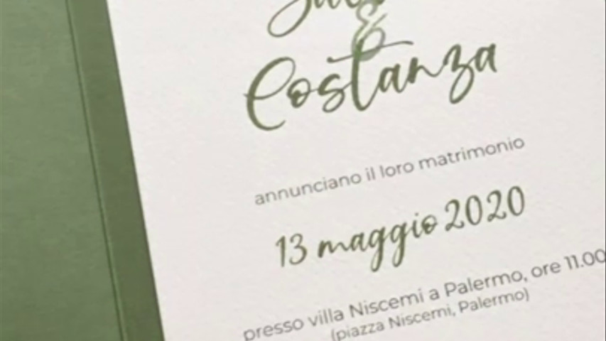 Partecipazione salvia verde