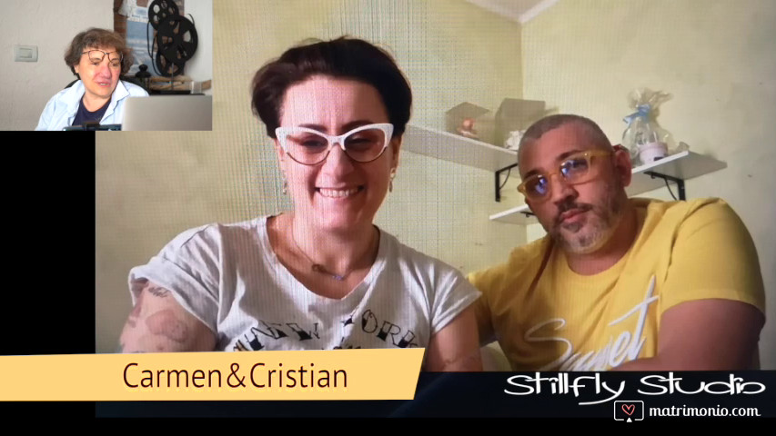 Intervista agli sposi Carmen e Cristian