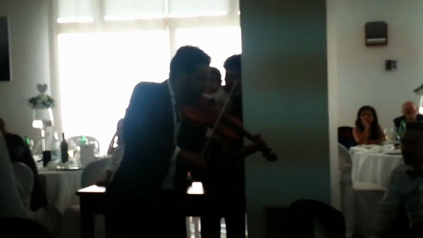Spettacolo violinista