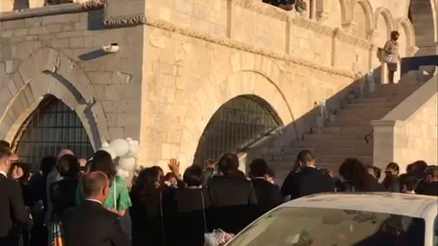 Uscita sposi cattedrale di Trani 