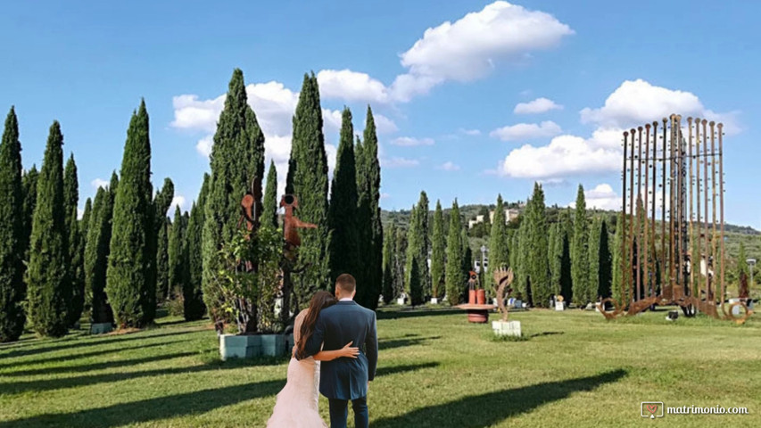 Matrimonio al Parco d'Arte  Pazzagli a Firenze