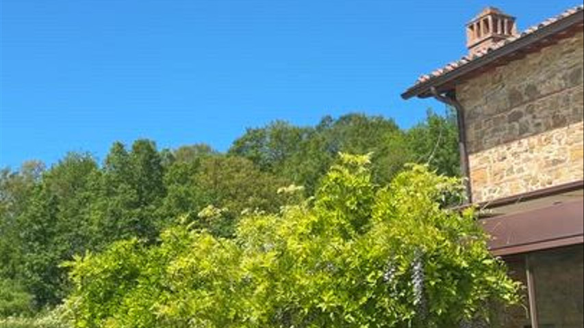 Podere dell'Abate in una mattina di aprile