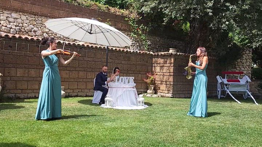 Aperitivo con sax e violino