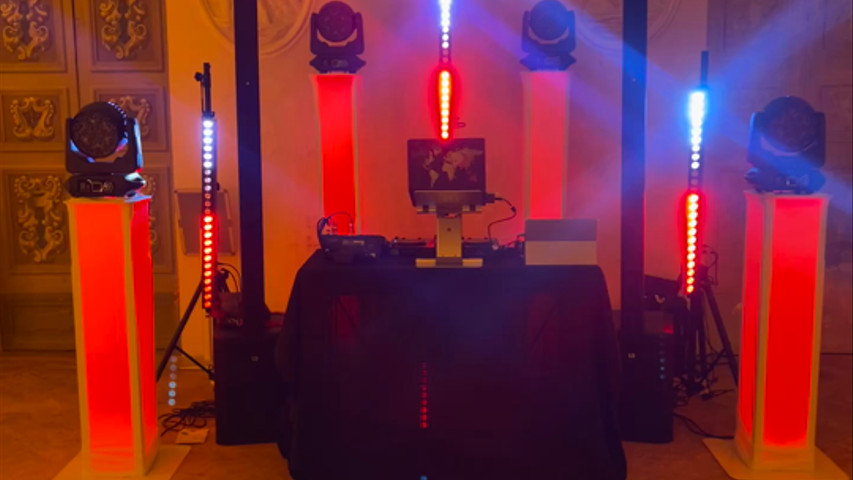 Light Design per Zona Ballo – DJ Set Wedding