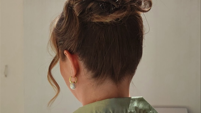 Hair up do for guest