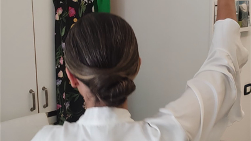 Bride hair up style 