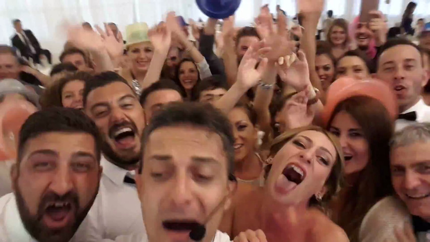 Novità Animazione video selfie Sposi e Invitati - Villa Elena - 