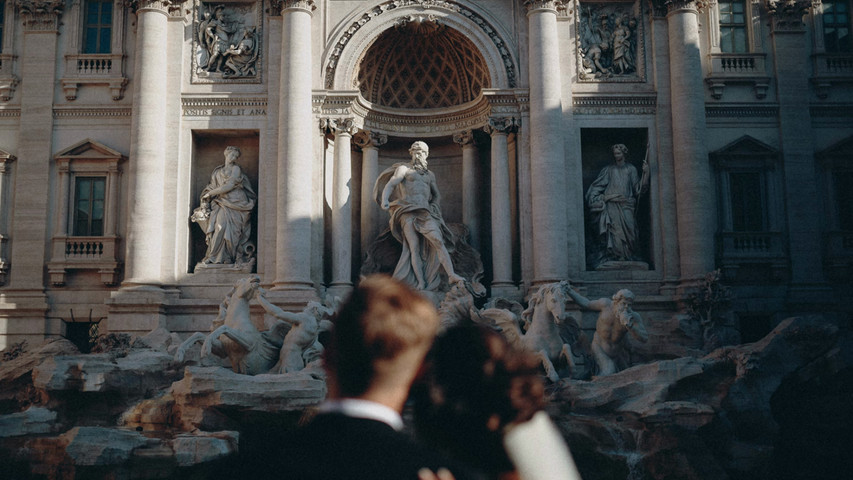 Samuel e Paige Elopement a Roma