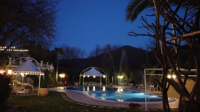 Sunset in late March