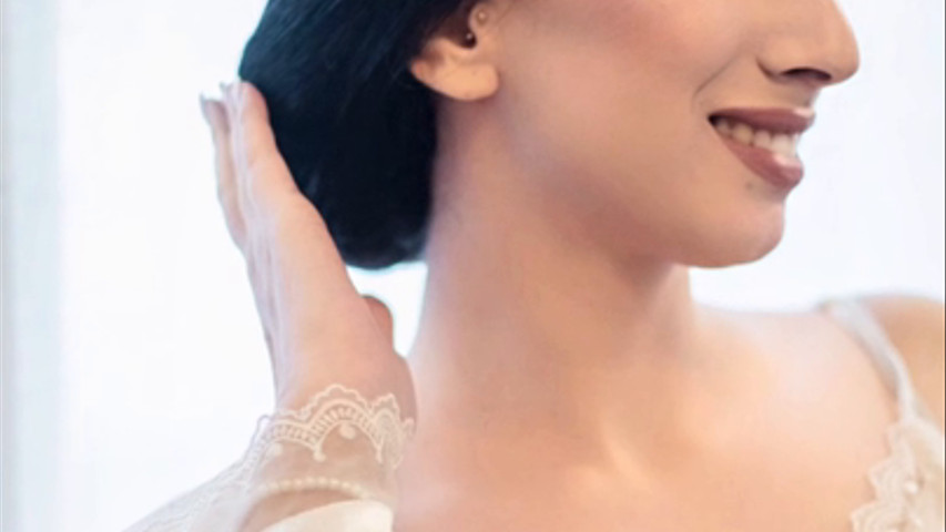 Un acconciatura da sposa direi esclusiva per la bellissima Federica Saito