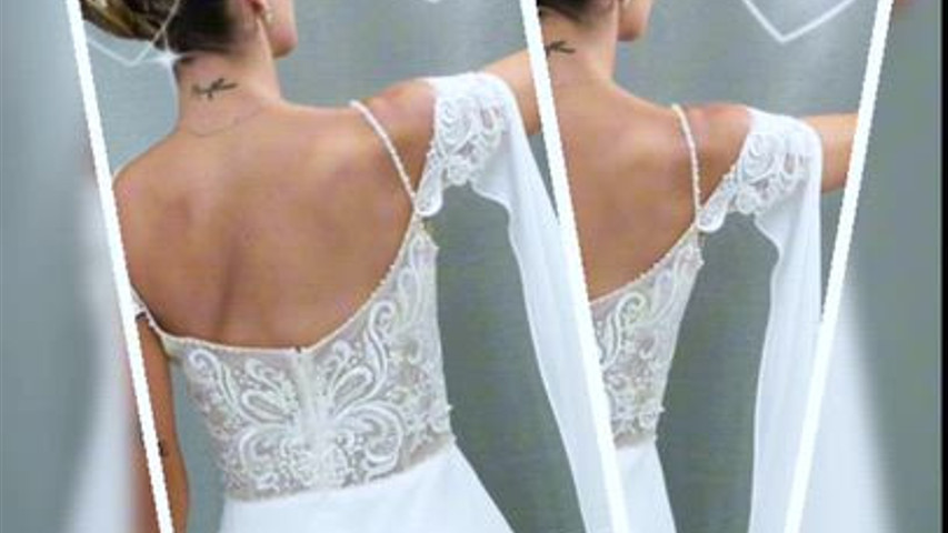 Un'immagine di eleganza senza tempo, dove ogni dettaglio è misurato per esaltare la bellezza. 