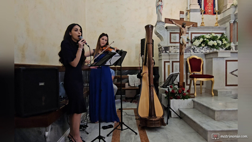 Violino, voce e arpa