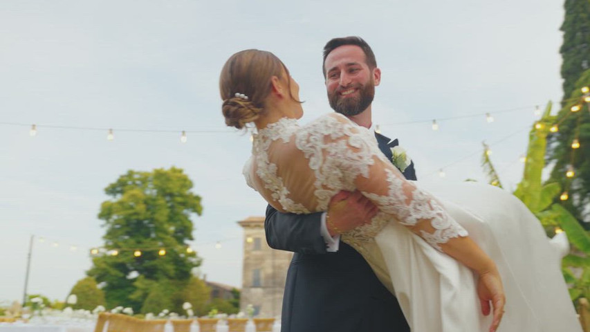 Video matrimonio in villa