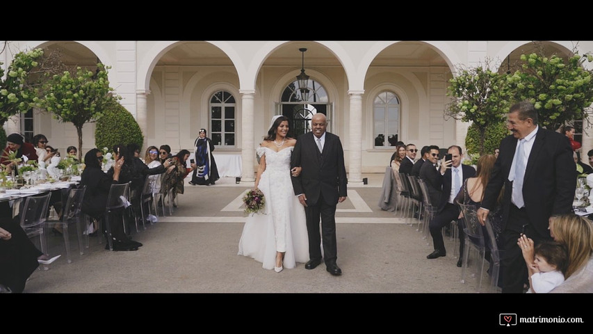 Alia and Oday, wedding in Rome (Italy) · Villa Miani