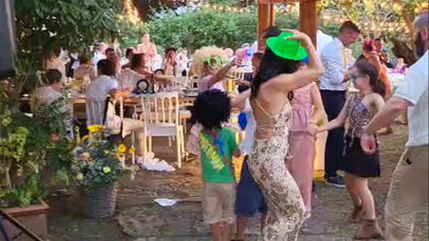 Animazione e balli durante la cena