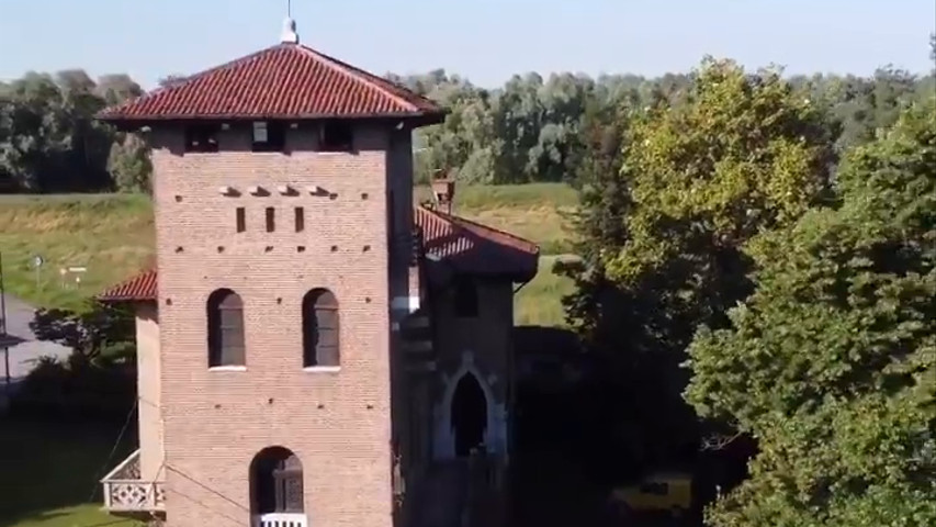 Drone view - Castle and Villa