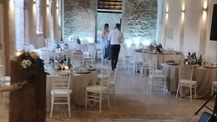 Allestimento nella sala 