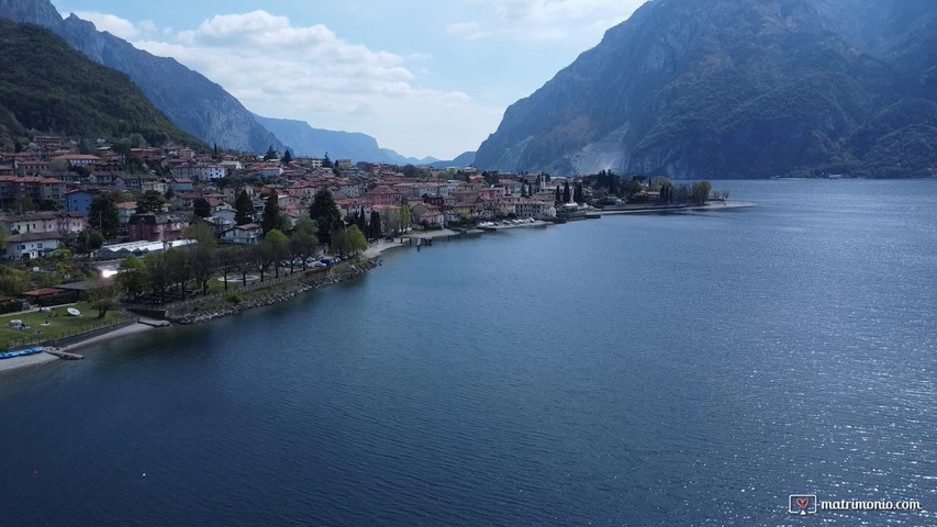 Drone sul lago di Como (location)