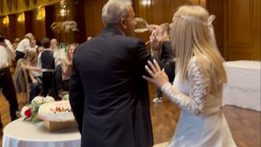 Taglio della torta Mariangela e Carlo