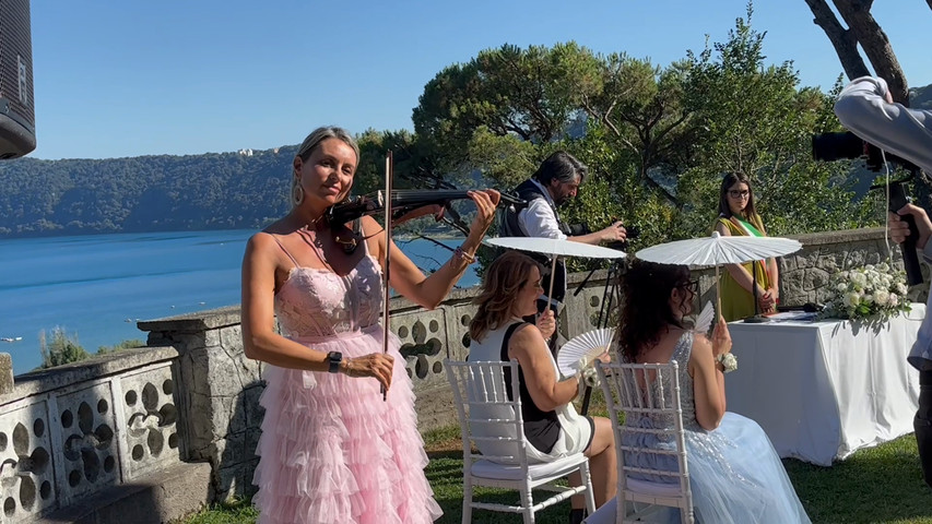 Violino rito civile Villa Petrolini 