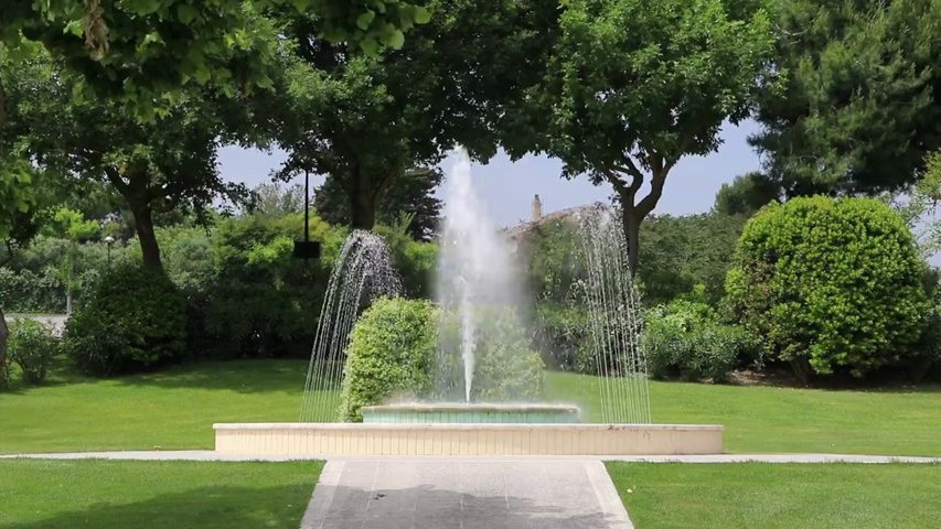 I giochi d'acqua al Giardino Liberty