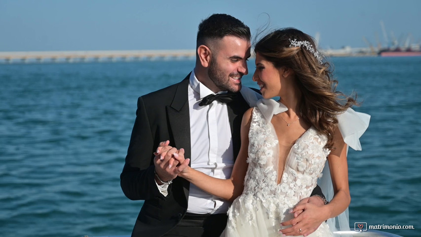 Roberto e Simona on the Boat