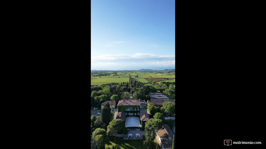 Video dall'alto della Villa 