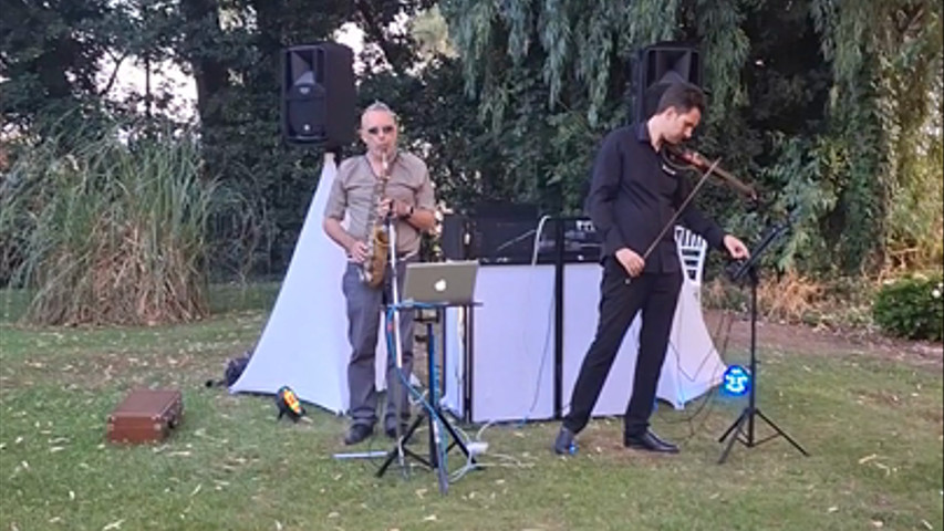 Aperitivo con Duetto Sax e Violino