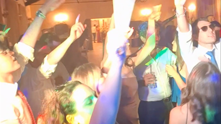 Wedding party finale