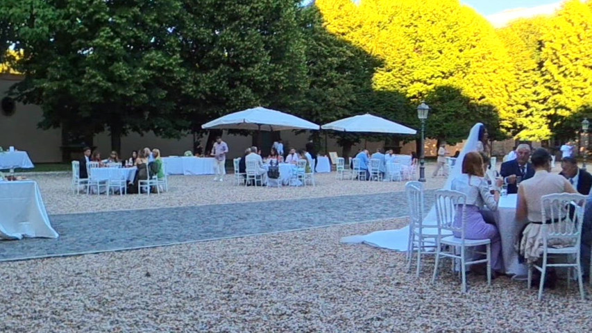 Sassofonista durante l'aperitivo