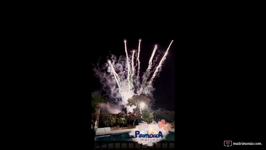 Matrimonio Spettacolo di fuochi d'artificio tradizionali Paradise