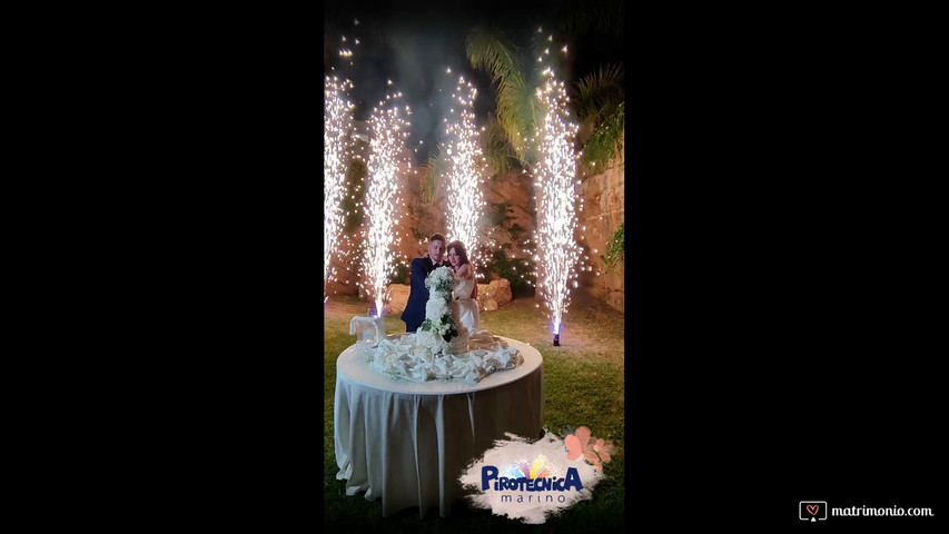 Scenografia di fontane Matrimonio Scenografia di fontane per il taglio della torta tenuta repièrepie 