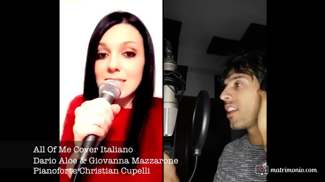 All of me cover italiano duetto duet Dario e Giovanna