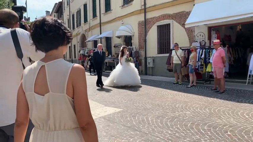 Matrimonio a Lazise con rito religioso 