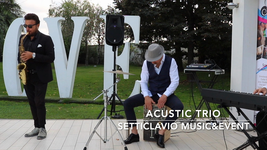 Acustic - trio sax, piano e cajon