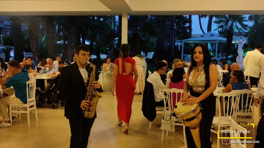 Aperitivo matrimonio - sax & percussioni