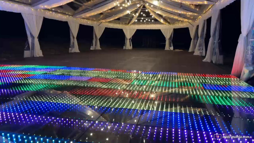 Strutture Cristall e pista da ballo led