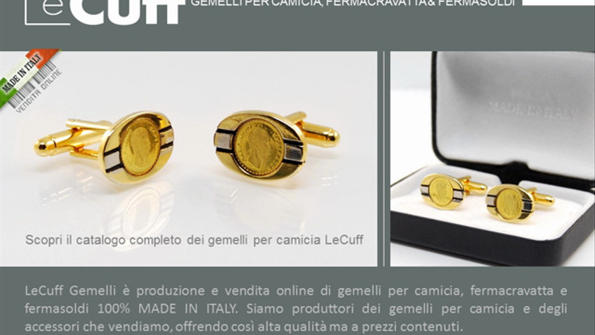 Gemelli per camicia LeCuff