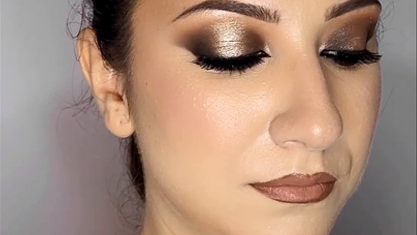 Halo smokey eyes