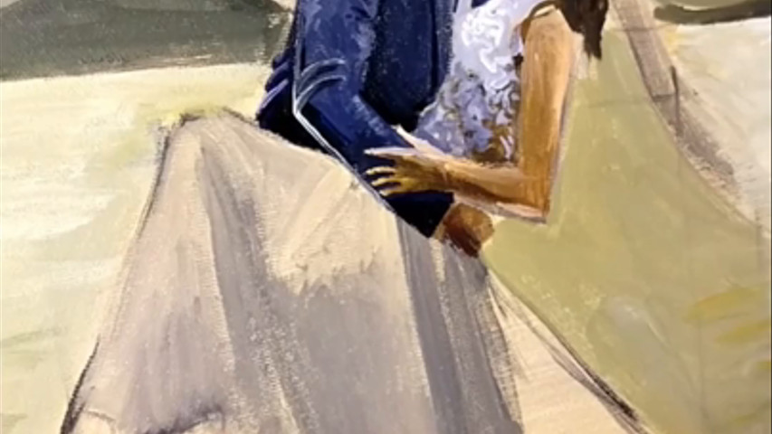 Italian Wedding Painter | Martin Cambriglia Pittore dal vivo