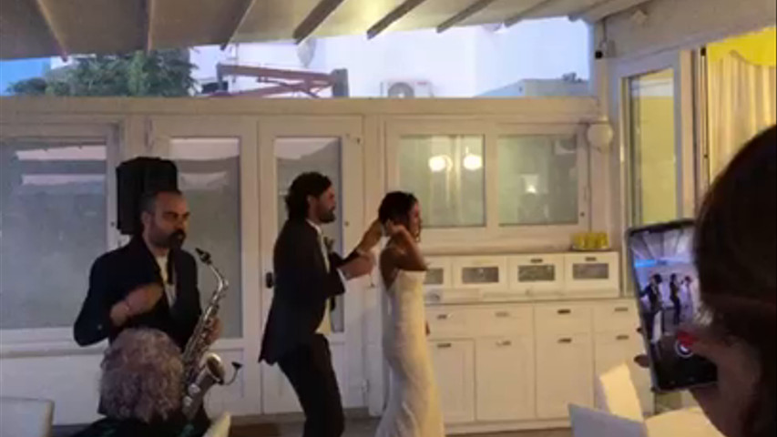 Carlo Gravina, Ischia wedding, Jimmy Sax 