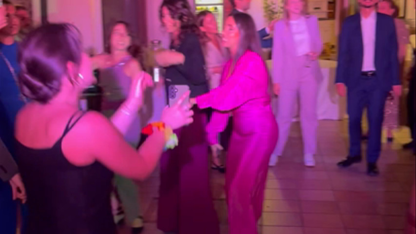 Matrimonio e momento festa