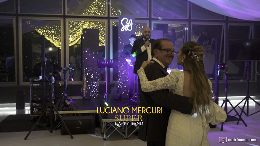 Luciano mercuri intepreta my way ballo sposa papa 