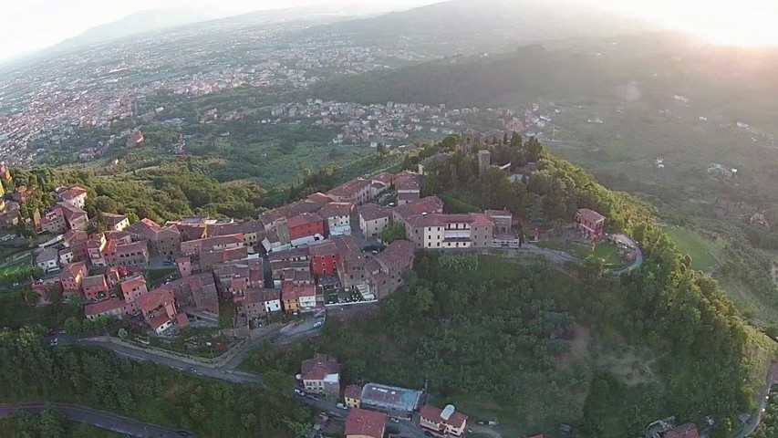 Il volo sopra il ristorante Giardino