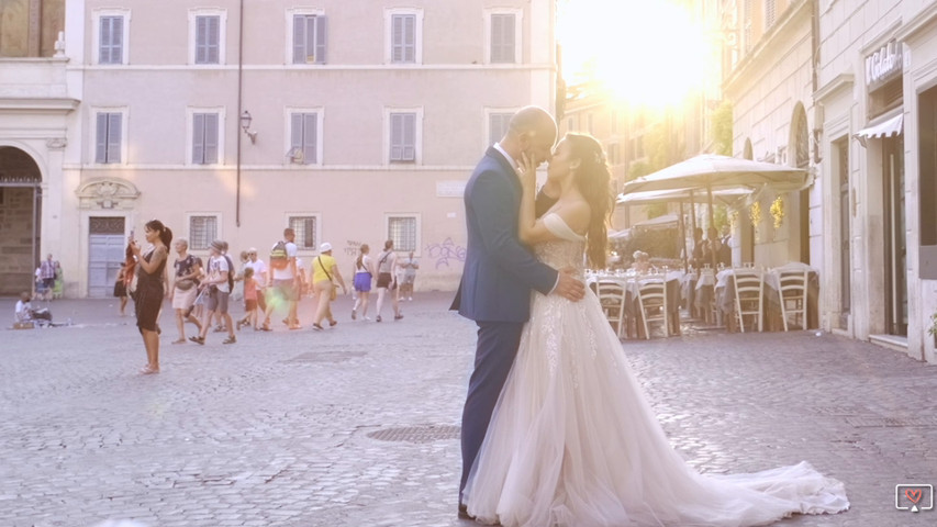 Trash the dress in Trastevere