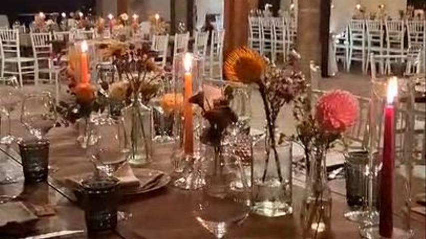 tavoli in veranda per un matrimonio 