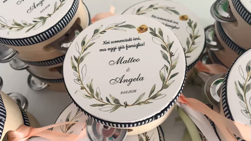 Tamburelli personalizzati 