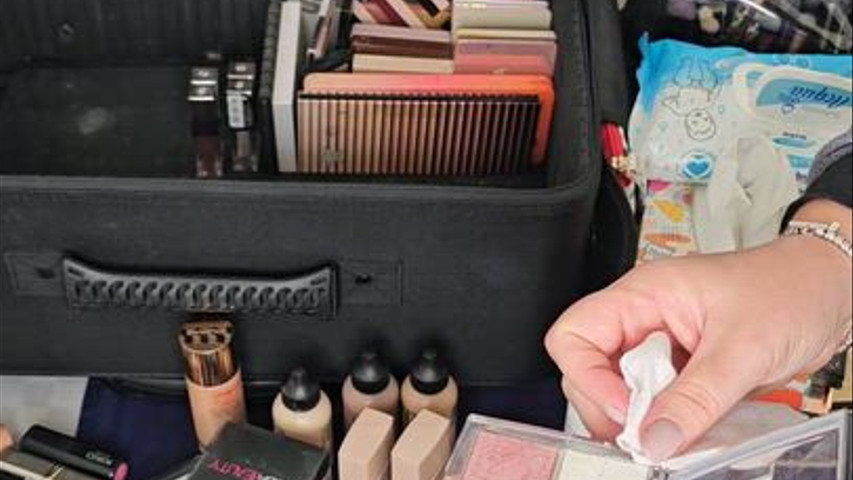 Kit di una make-up artist