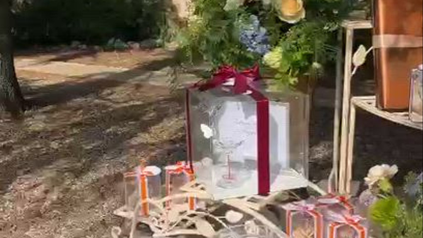 Uno dei nostri allestimenti bombo e confetti
