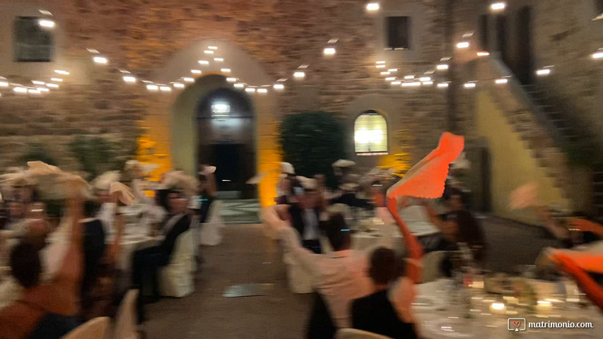 Cena con i tovaglioli c/o Castello Palagio San Casciano